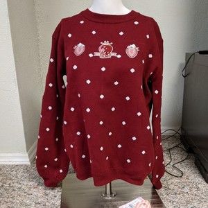 To Alice Lolita Royal Strawberry Sweater New with tags